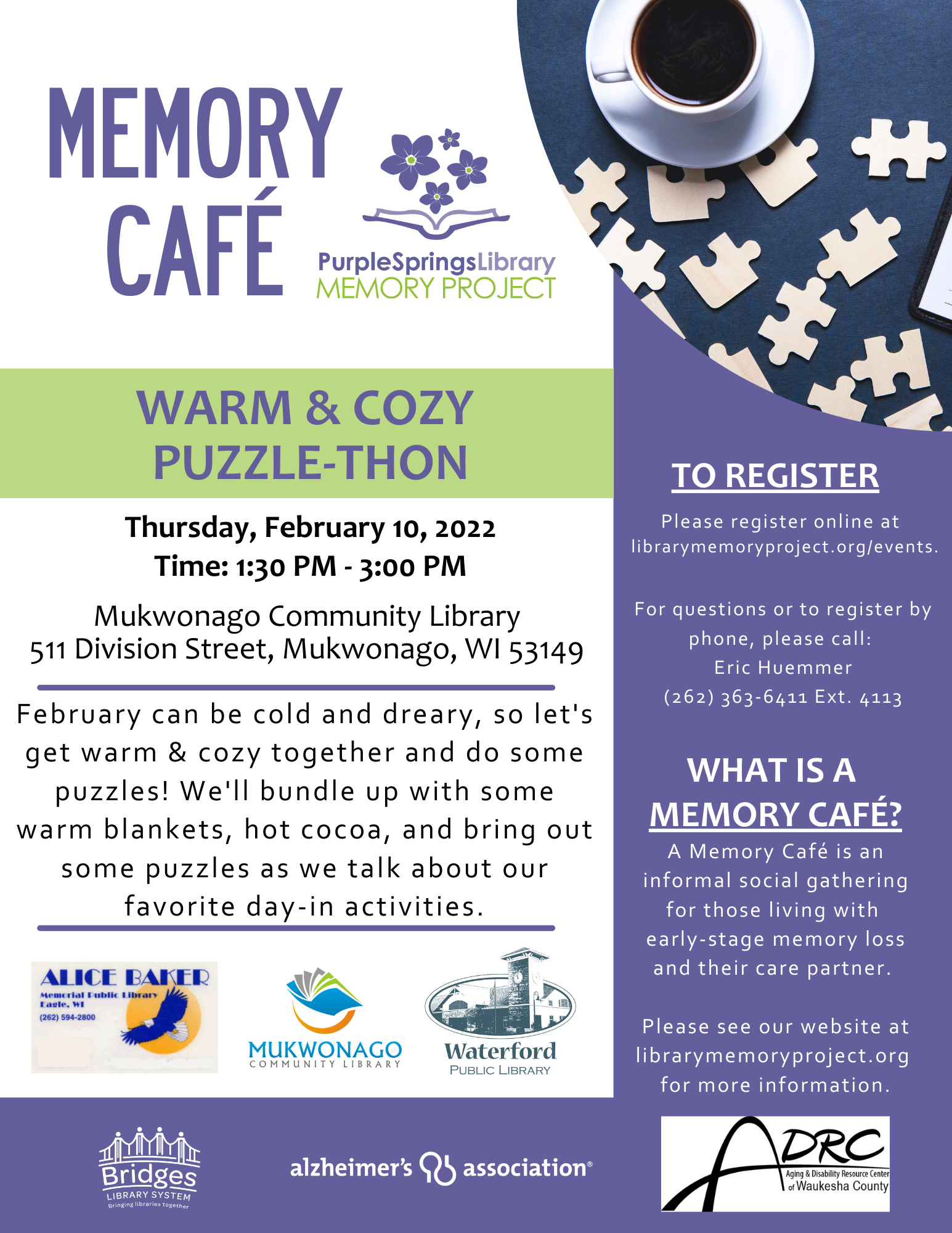 Memory Cafe Flyers 2.22