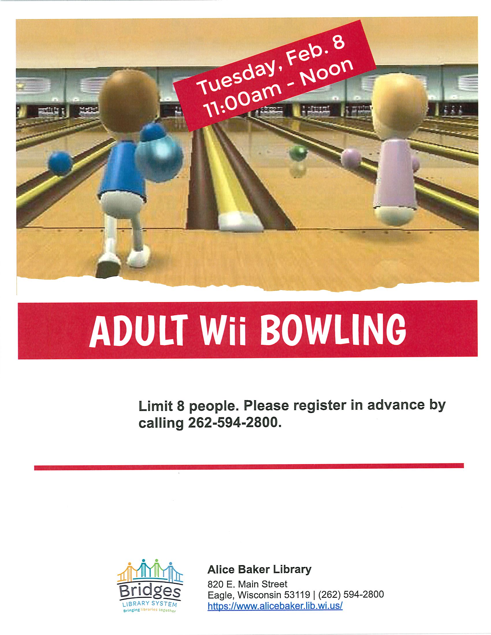 Wii Bowling 2-8-2022